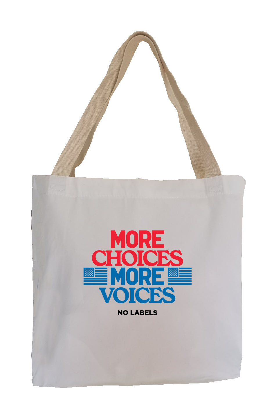 More Choices, More Voices - Eco Canvas Tote