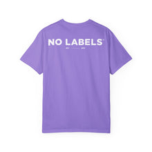 Load image into Gallery viewer, Labels: Power to the Middle Garment Dyed T-shirt Purple
