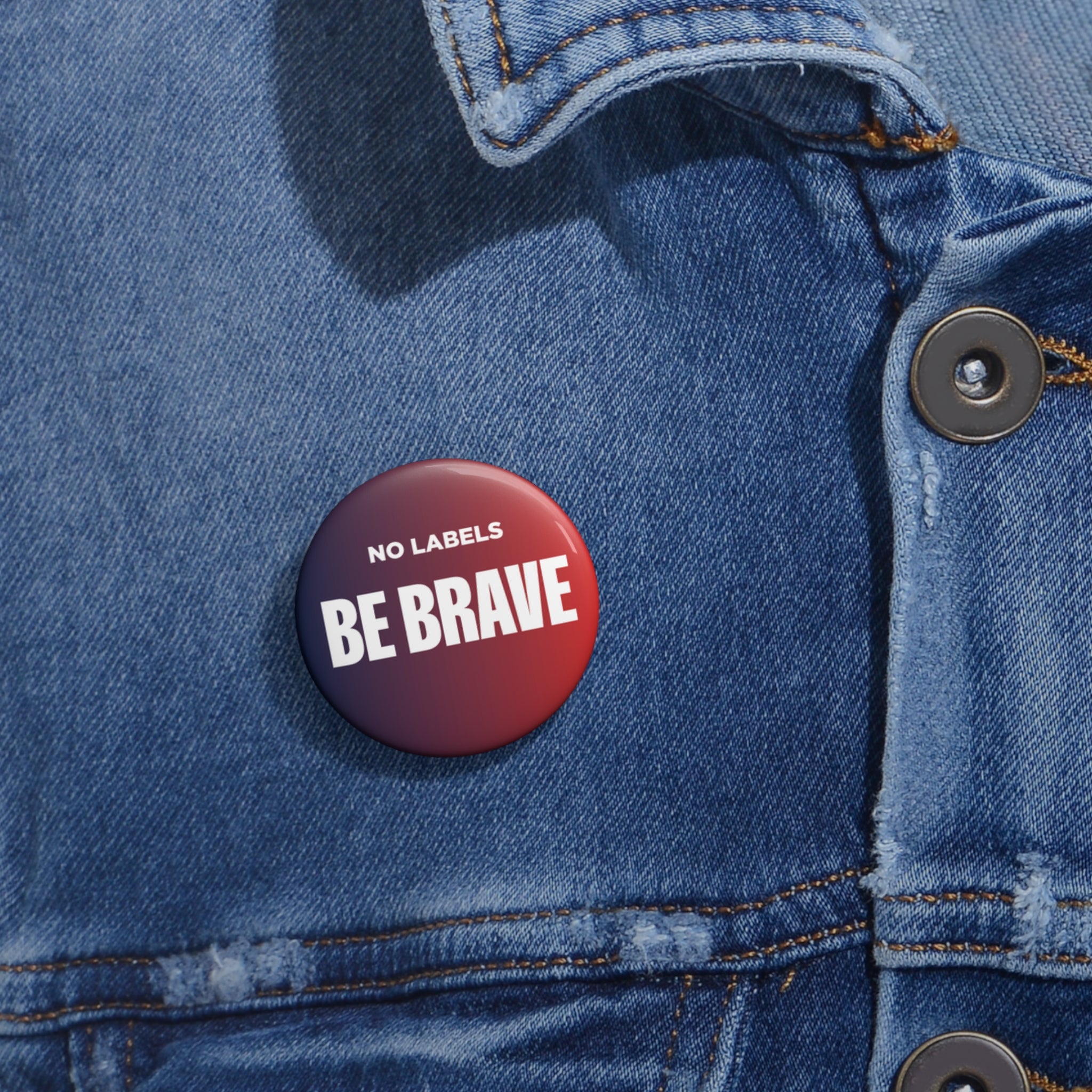 Be Brave: No Labels Button