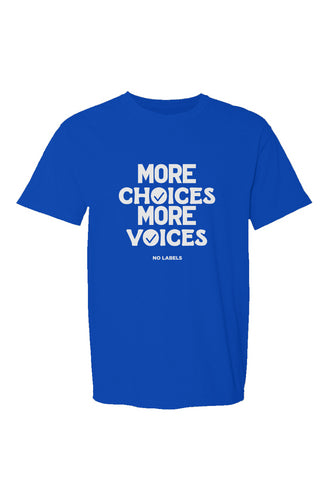 Made in USA  - More Choices, More Voices Tee